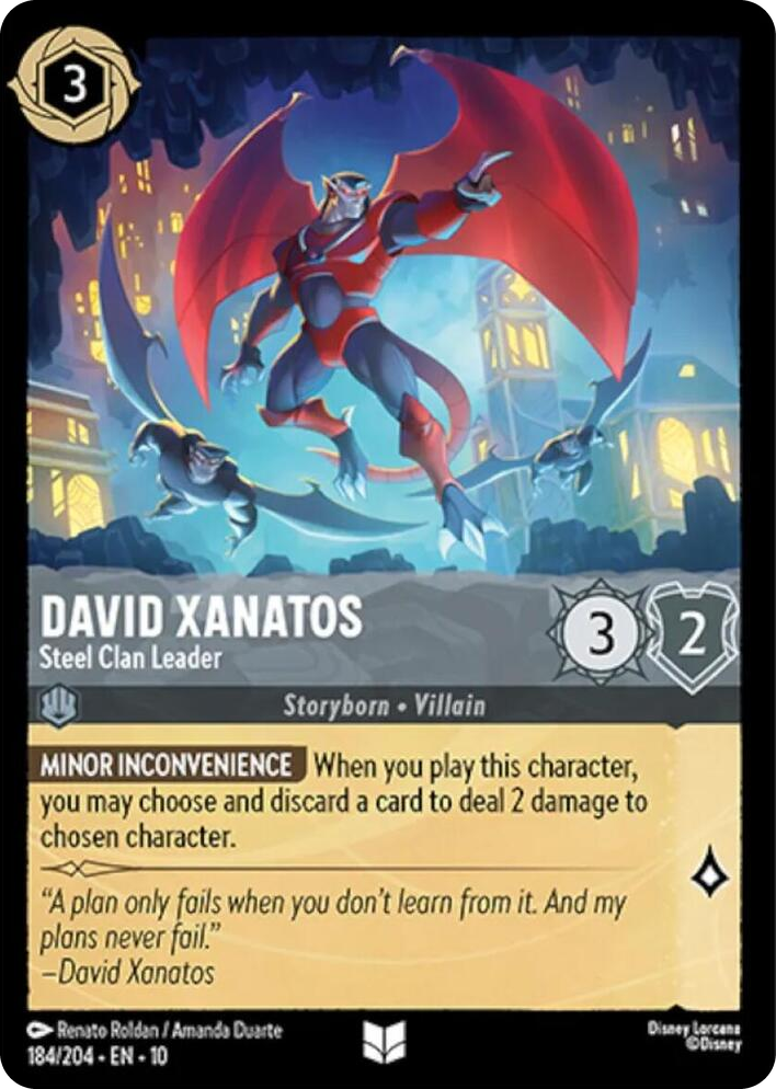 0184 David Xanatos - Steel Clan Leader Uncommon Whispers in the Well
