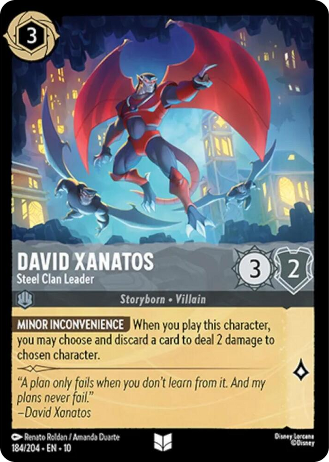 0184 David Xanatos - Steel Clan Leader Uncommon Whispers in the Well