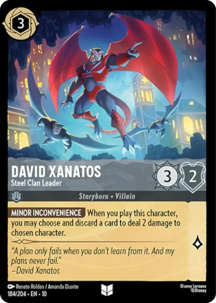 0184 David Xanatos - Steel Clan Leader Uncommon Whispers in the Well