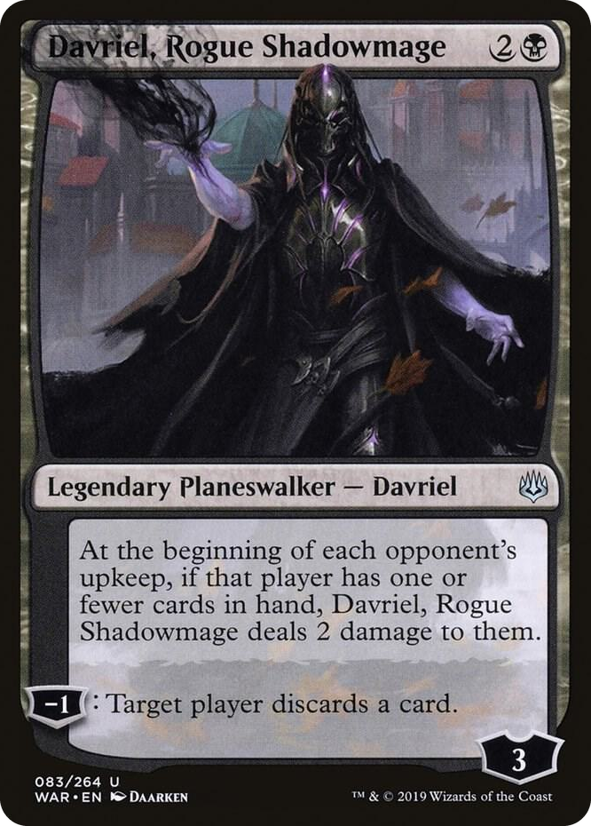 0083 Davriel, Rogue Shadowmage U War of the Spark