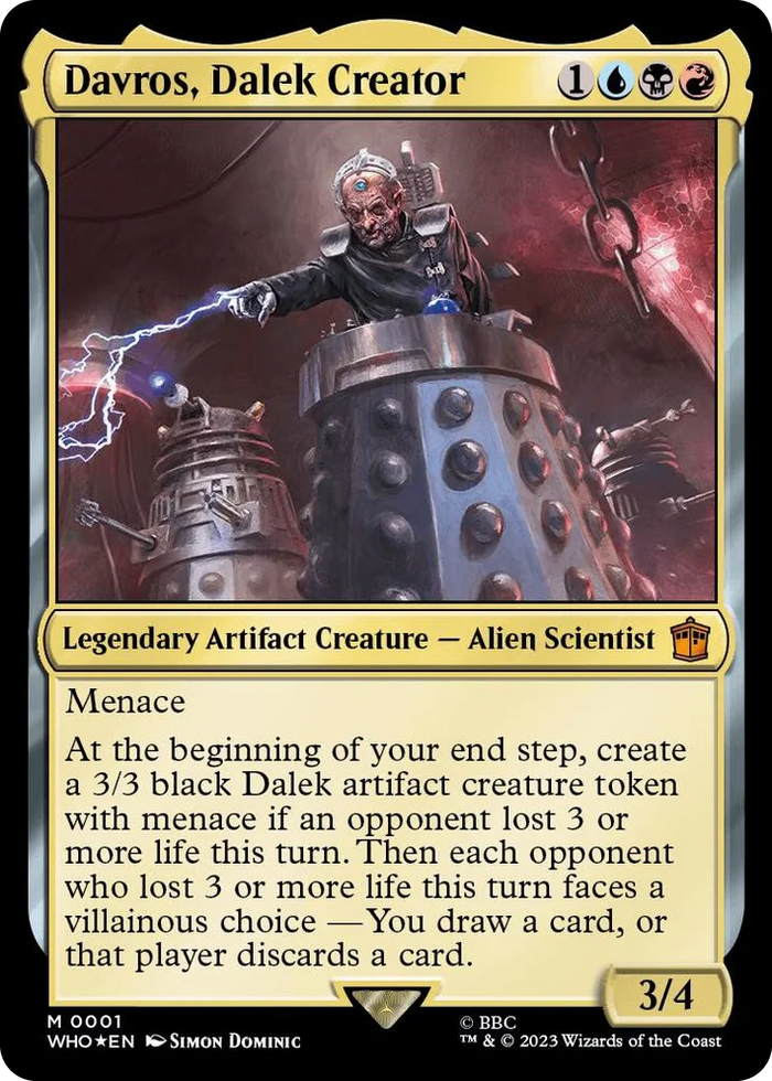 0001 Davros, Dalek Creator M Universes Beyond: Doctor Who