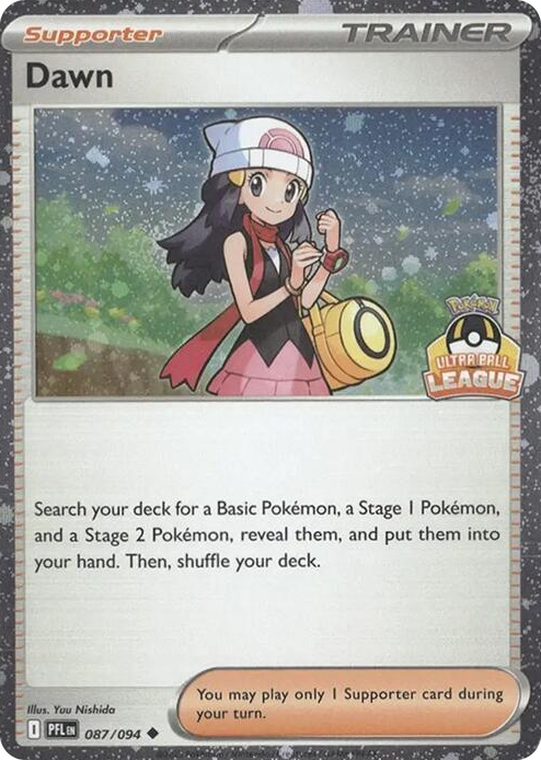 0087 Dawn - 087/094 (Ultra Ball League) Uncommon League & Championship Cards