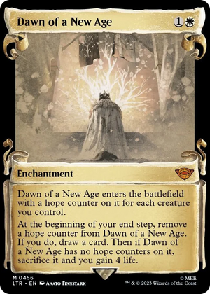 0456 Dawn of a New Age (Showcase Scrolls) M Universes Beyond: The Lord of the Rings: Tales of Middle-earth
