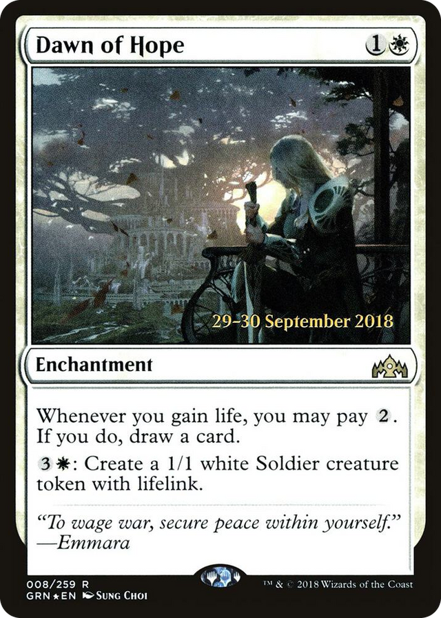 0008 Dawn of Hope R Prerelease Cards