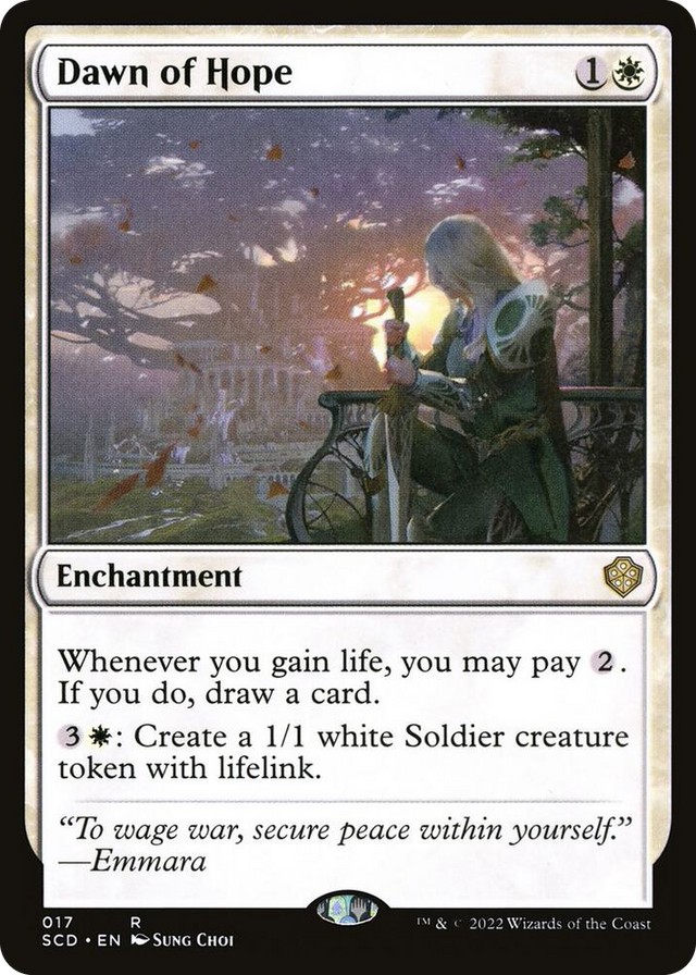 0017 Dawn of Hope R Starter Commander Decks