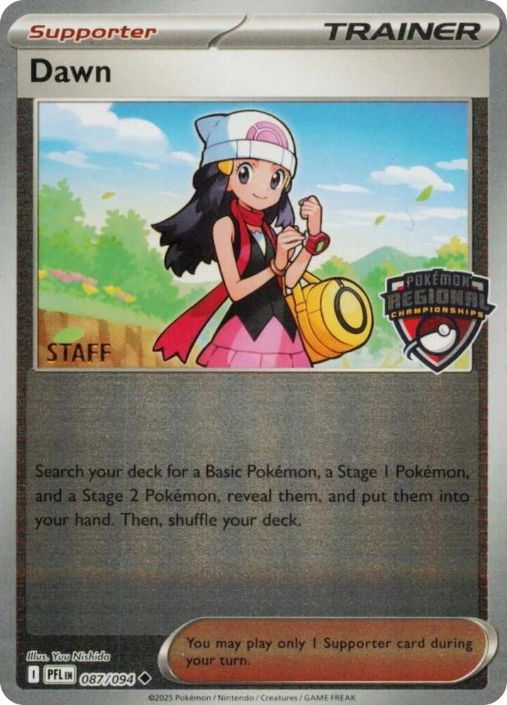 0087 Dawn (Regional Championship) [Staff] Uncommon League & Championship Cards