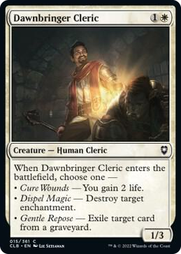 0015 Dawnbringer Cleric C Commander Legends: Battle for Baldur's Gate