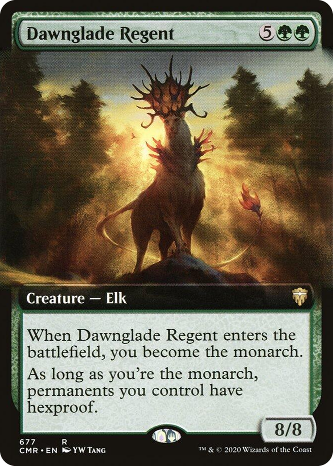 0677 Dawnglade Regent (Extended Art) R Commander Legends