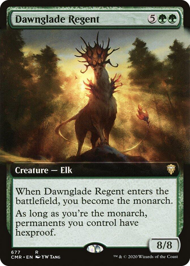 0677 Dawnglade Regent (Extended Art) R Commander Legends