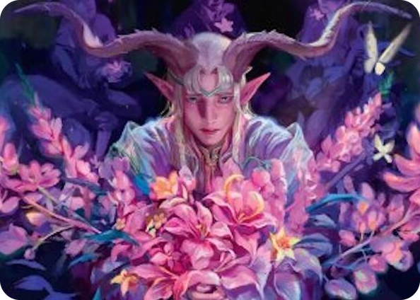 0014 Dawnhand Eulogist Art Card S Art Series: Lorwyn Eclipsed