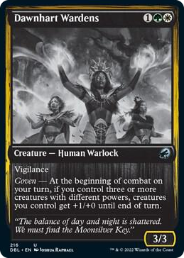 0216 Dawnhart Wardens U Innistrad: Double Feature