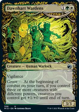 0308 Dawnhart Wardens (Showcase) U Innistrad: Midnight Hunt