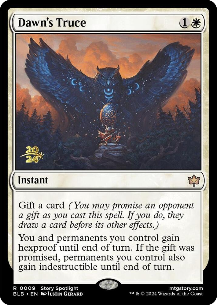 0009 Dawn's Truce R Prerelease Cards
