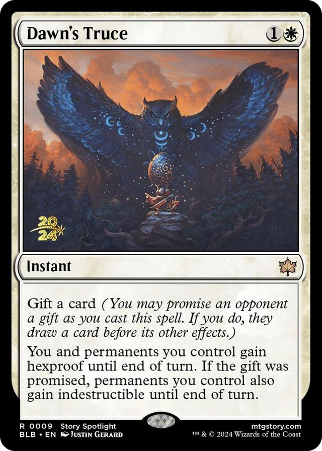 0009 Dawn's Truce R Prerelease Cards