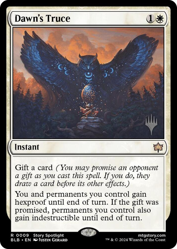 0009 Dawn's Truce R Promo Pack: Bloomburrow