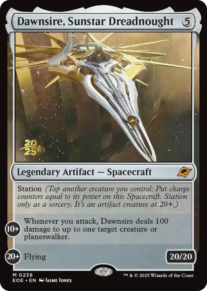 0238 Dawnsire, Sunstar Dreadnought M Prerelease Cards