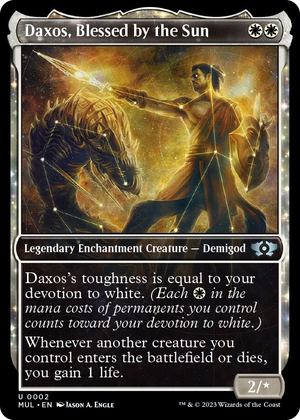 0002 Daxos, Blessed by the Sun U March of the Machine: Multiverse Legends