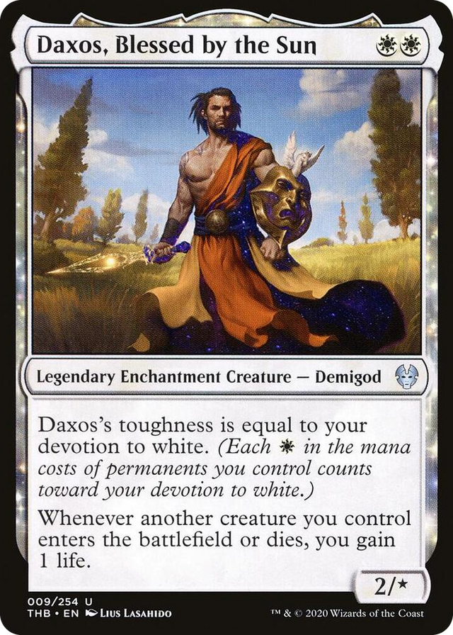 0009 Daxos, Blessed by the Sun U Theros Beyond Death