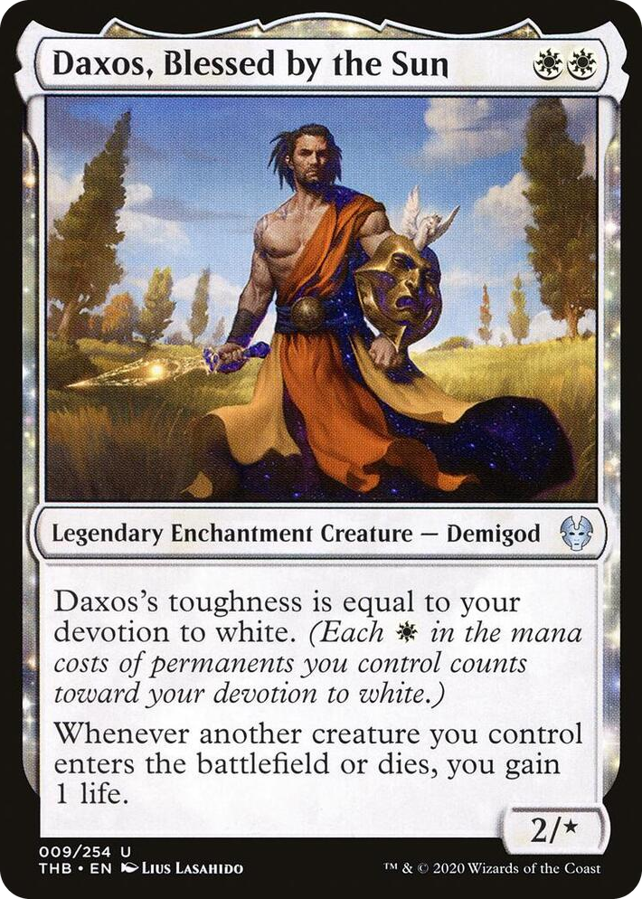 0009 Daxos, Blessed by the Sun U Theros Beyond Death