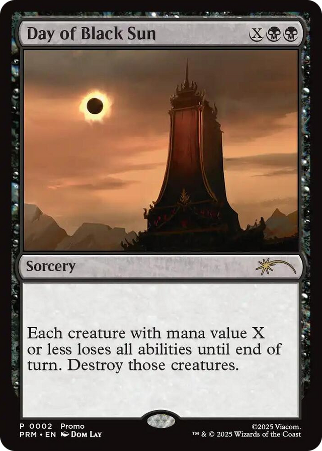 0002 Day of Black Sun P Unique and Miscellaneous Promos