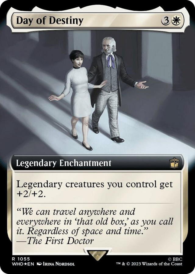 1055 Day of Destiny (Extended Art) (Surge Foil) R Universes Beyond: Doctor Who