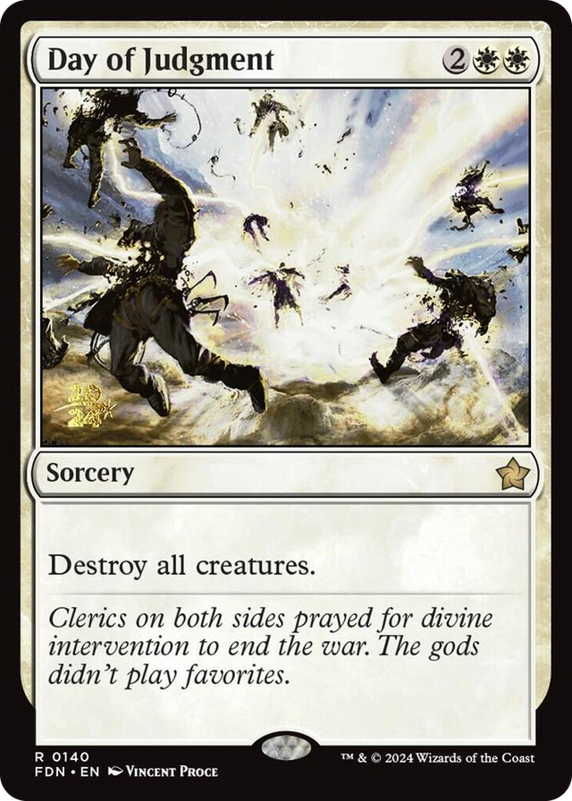 0140 Day of Judgment R Prerelease Cards