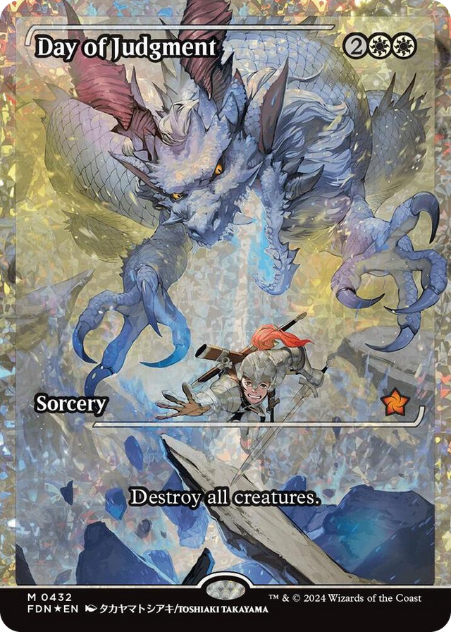 0432 Day of Judgment (Showcase) (Fracture Foil) M Foundations