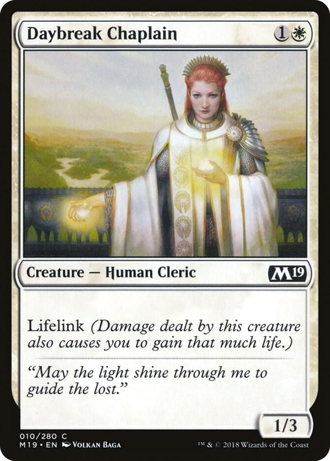 0010 Daybreak Chaplain C Core Set 2019