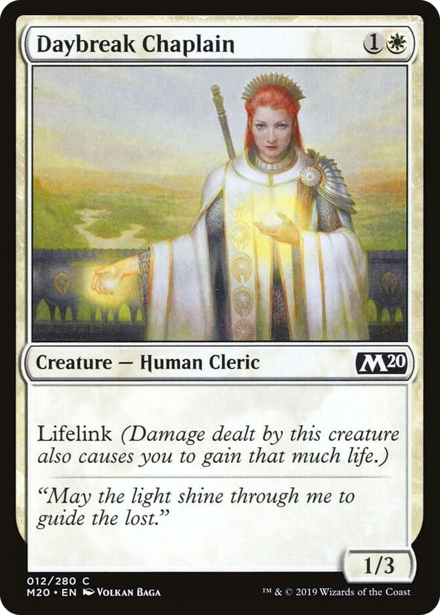 0012 Daybreak Chaplain C Core Set 2020