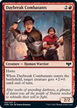 Daybreak Combatants #153 C - Innistrad: Crimson Vow Pokemon card