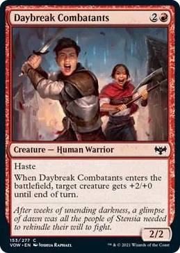 0153 Daybreak Combatants C Innistrad: Crimson Vow