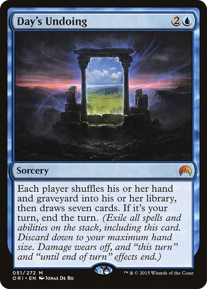 0051 Day's Undoing M Magic Origins