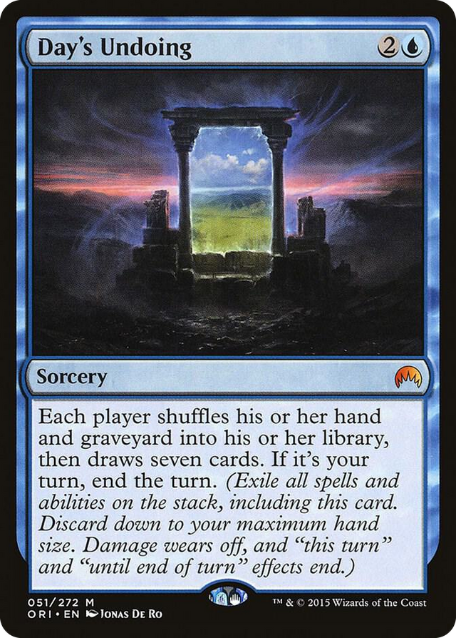 0051 Day's Undoing M Magic Origins