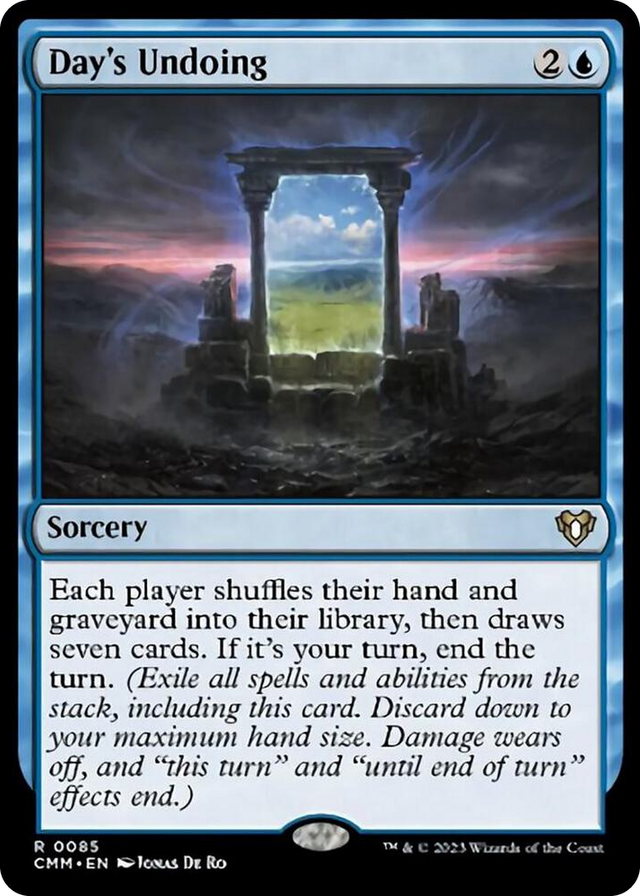 0085 Day's Undoing R Commander Masters