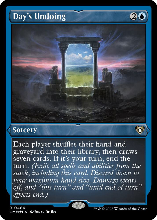 0486 Day's Undoing (Foil Etched) R Commander Masters