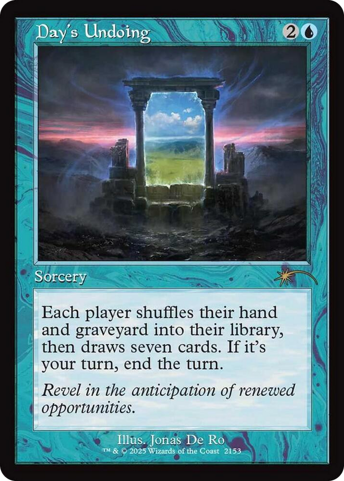 Day's Undoing (Retro Frame) #2153 R - Secret Lair Drop Series Pokemon card