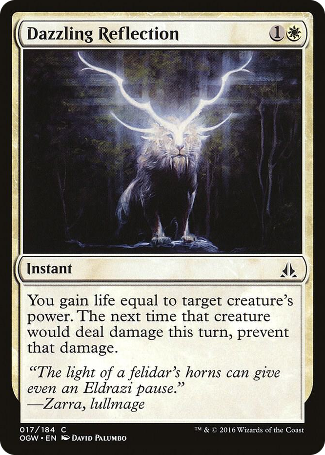 Dazzling Reflection #17 C - Oath of the Gatewatch Pokemon card