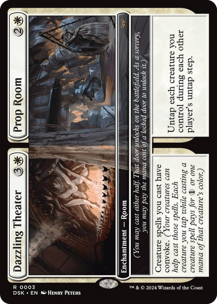 Dazzling Theater // Prop Room #3 R - Duskmourn: House of Horror Pokemon card