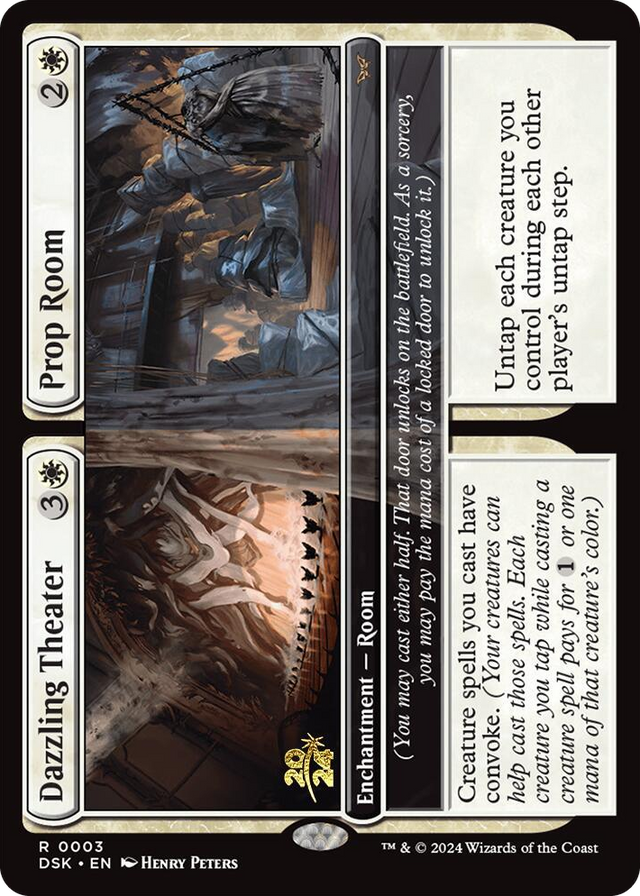 0003 Dazzling Theater // Prop Room R Prerelease Cards