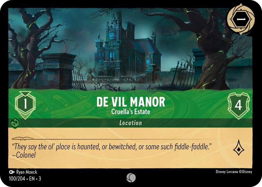 0100 De Vil Manor - Cruella's Estate Common Into the Inklands