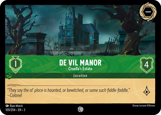 0100 De Vil Manor - Cruella's Estate Common Into the Inklands
