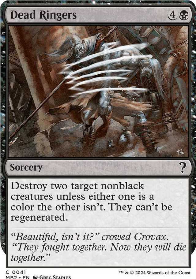 0041 Dead Ringers (White Border) C Mystery Booster 2