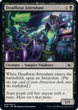 0069 Deadbeat Attendant C Unfinity