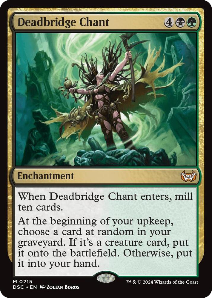 0215 Deadbridge Chant M Commander: Duskmourn: House of Horror