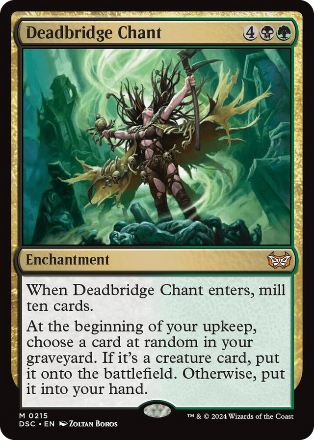 0215 Deadbridge Chant M Commander: Duskmourn: House of Horror