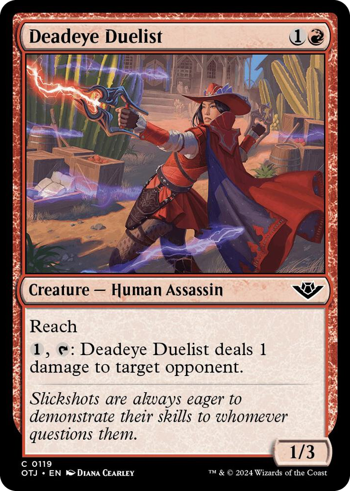 0119 Deadeye Duelist C Outlaws of Thunder Junction