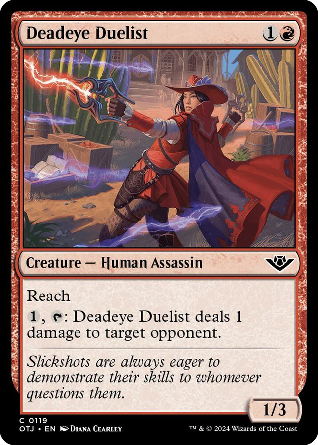 0119 Deadeye Duelist C Outlaws of Thunder Junction