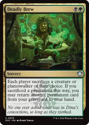 0303 Deadly Brew U Commander: Secrets of Strixhaven