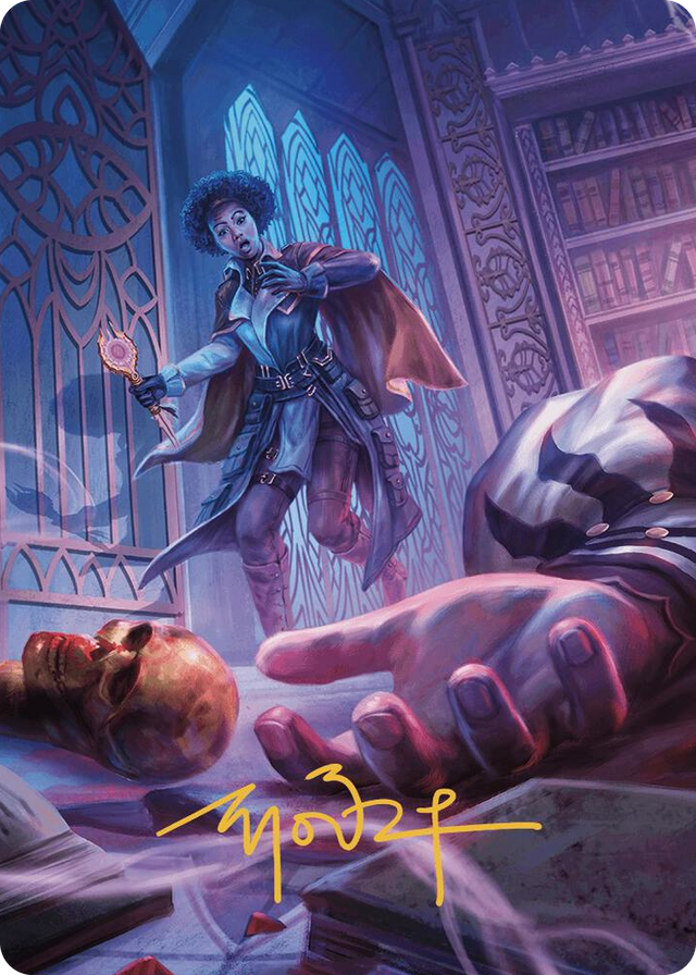 0033 Deadly Complication Art Card (Gold-Stamped Signature) S Art Series: Murders at Karlov Manor