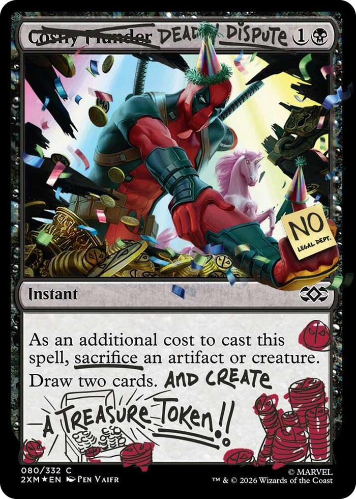 Deadly Dispute (080) (Pool Party Foil) #80 C - Secret Lair Drop Series Pokemon card